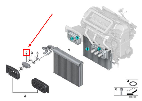 NEW BMW X5 F15, F85 AIR CONDITIONER EXPANSION VALVE 64119291200 9291200 ORIGINAL - Image 6