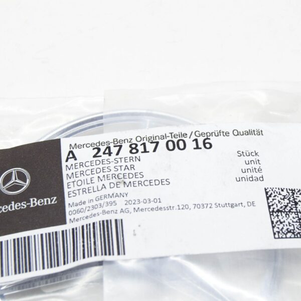 NEW MERCEDES-BENZ GLB X247 REAR MERCEDES STAR BADGE EMBLEM A2478170016 ORIGINAL - Image 6