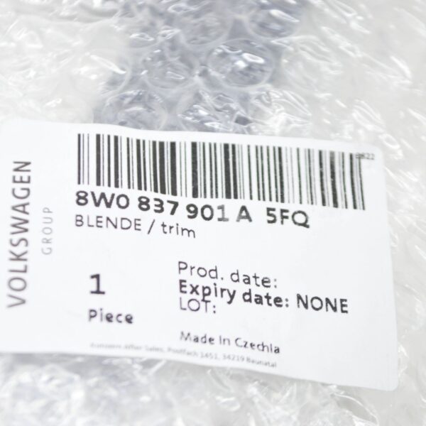NEW AUDI A4 AVANT B9 LEFT EXTERIOR B PILLAR TRIM 8W0837901A5FQ - Image 8
