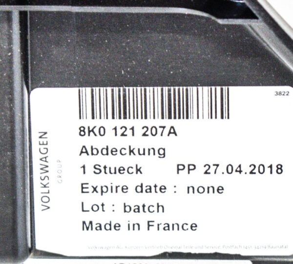 NEW AUDI A4 B 2.0 TDI 130KW ENGINE RADIATOR FAN BRACKET 8K0121207A ORIGINAL - Image 6