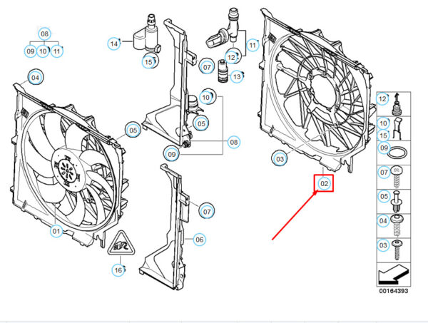 NEW BMW X3 E83 RADIATOR FAN SHROUD 17113415242 ORIGINAL - Image 6