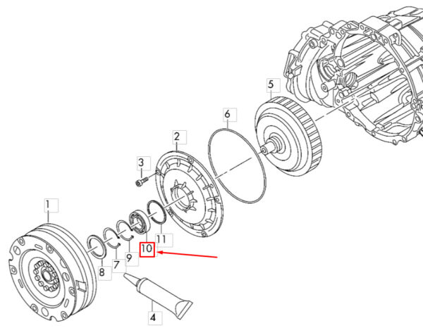 NEW AUDI A4 AVANT B8 FRONT GROOVED BALL BEARING 0B5323263G - Image 8