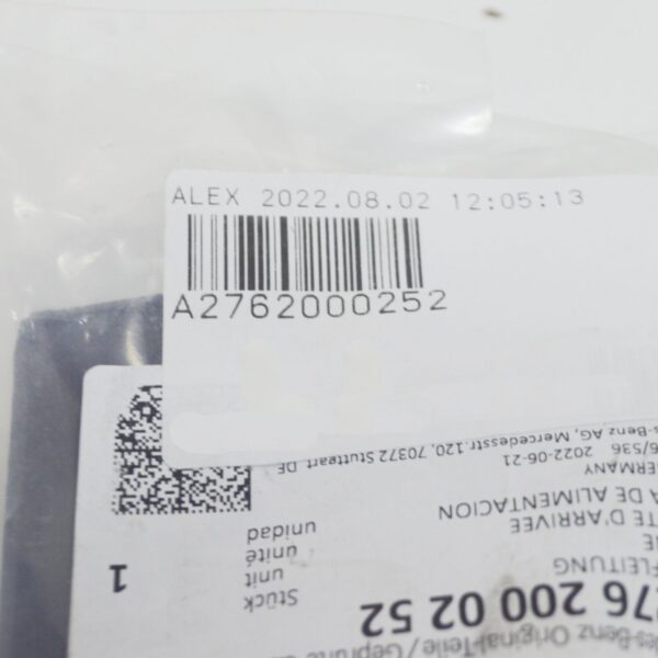 NEW MB ML W166 EXHAUST GAS RECIRC. CYLINDER HEAD FEED LINE A2762000252 ORIGINAL - Image 6