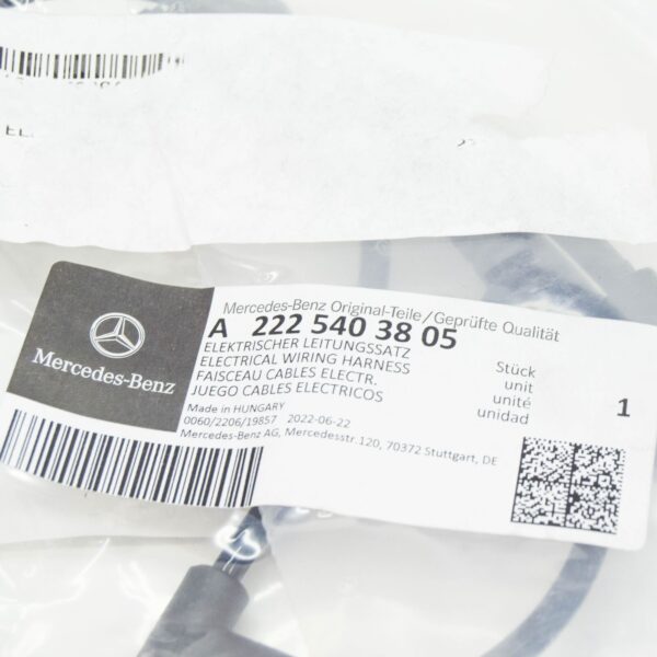 NEW MERCEDES-BENZ S W222 FRONT RIGHT SHOCK ABSORBER WIRING A2225403805 ORIGINAL - Image 6