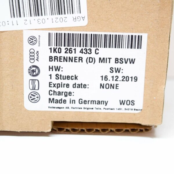 NEW AUDI A3 8P HEATER COMBUSTION CHAMBER INSERT 1K0261433C ORIGINAL - Image 6
