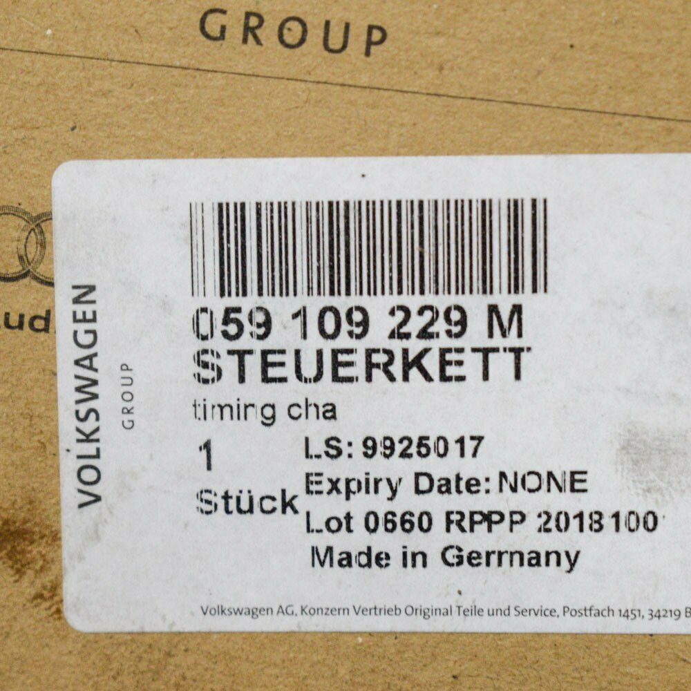 NEW AUDI A4 ENGINE CAMSHAFT TIMING CHAIN B8 2.7 TDI 120KW 059109229M ORIGINAL 6 NEW AUDI A4 ENGINE CAMSHAFT TIMING CHAIN B8 2.7 TDI 120KW 059109229M ORIGINAL - Image 6