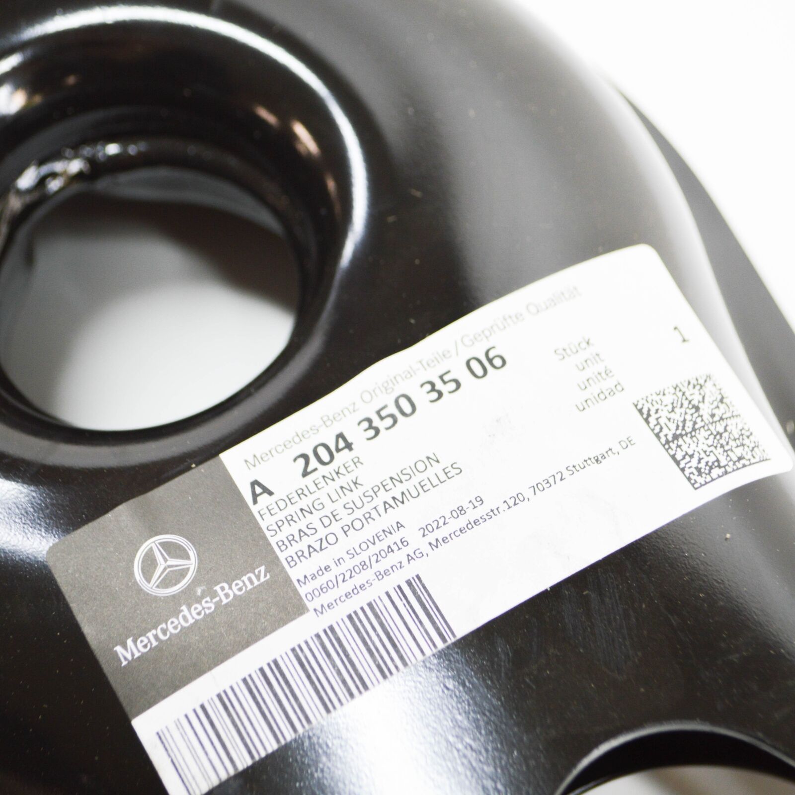 NEW MERCEDES-BENZ C-CLASS W204 REAR SPRING CONTROL ARM A2043503506 ORIGINAL 6 NEW MERCEDES-BENZ C-CLASS W204 REAR SPRING CONTROL ARM A2043503506 ORIGINAL - Image 6