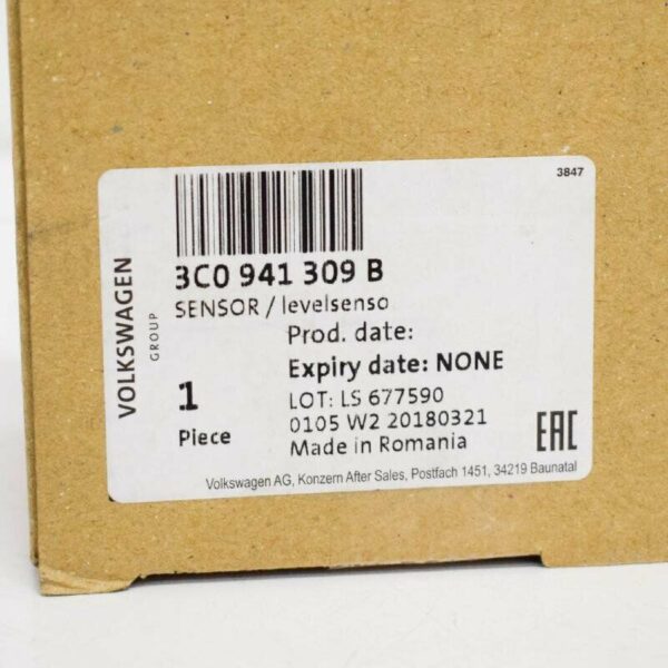NEW AUDI Q3 8U REAR LEFT LEVEL SENSOR WITH POLES 3C0941309B ORIGINAL - Image 6