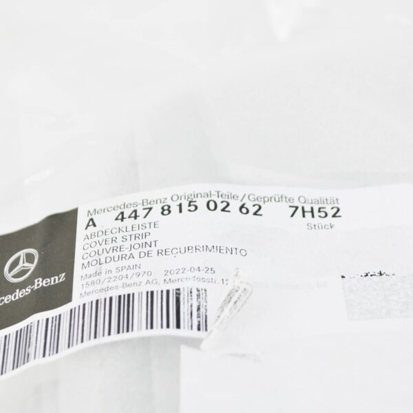 NEW MB VITO W447 RIGHT GRAB HANDLE COVER STRIP A44781502627H52 ORIGINAL - Image 6