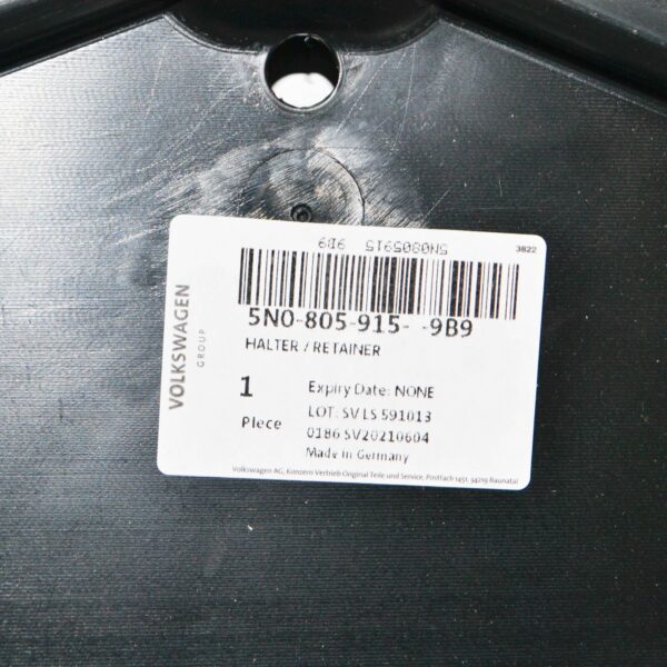 NEW VW TIGUAN FRONT BUMPER RETAINER FOR SPOILER 5N0805915 9B9 ORIGINAL - Image 6