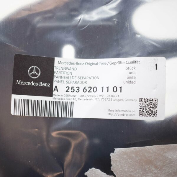 NEW MERCEDES-BENZ GLC X253 REAR PARTITION PANEL A2536201101 ORIGINAL - Image 6