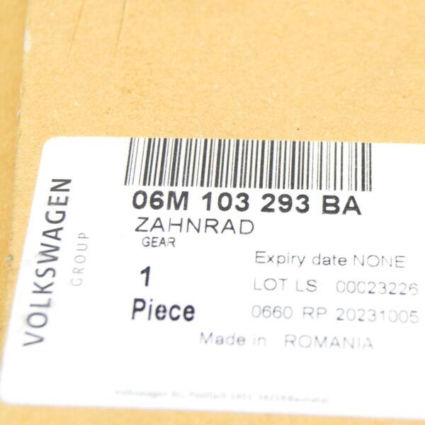 NEW VOLKSWAGEN TOUAREG CR7 CYLINDER BLOCK GEAR 06M103293BA ORIGINAL - Image 6