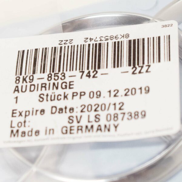 NEW AUDI A4 B8 REAR TRUNK LID EMBLEM LOGO BADGE 8K98537422ZZ - Image 8