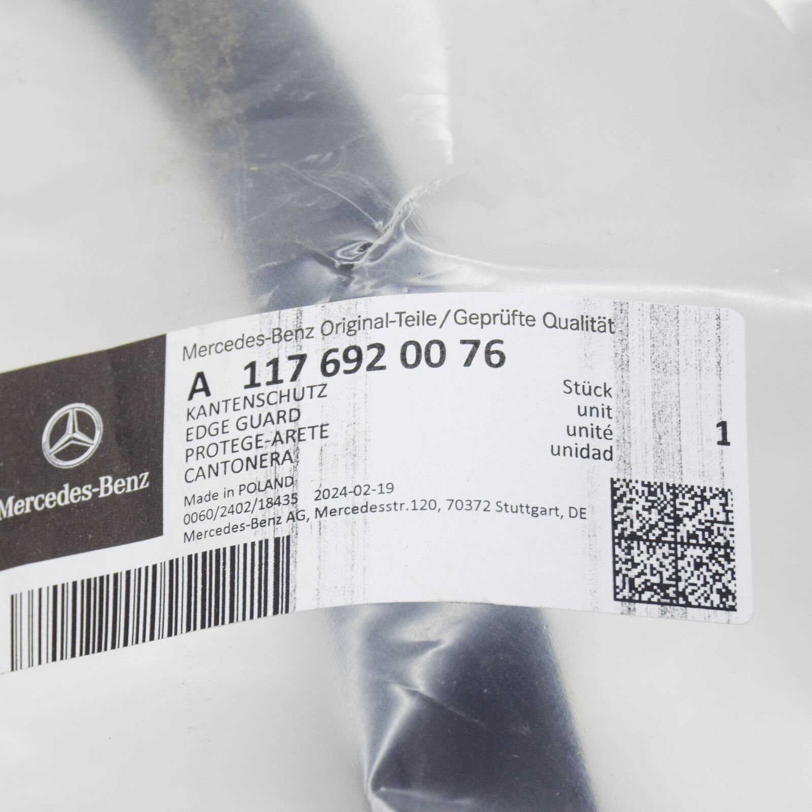 NEW MERCEDES-BENZ CLA COUPE C117 FRONT DOOR SEAL A1176920076 ORIGINAL 6 NEW MERCEDES-BENZ CLA COUPE C117 FRONT DOOR SEAL A1176920076 ORIGINAL - Image 6