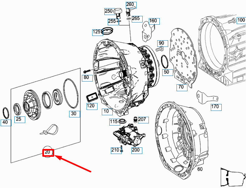NEW MERCEDES-BENZ CLS C218 TRANSMISSION PRIMARY PUMP A7222700197 ORIGINAL 6 NEW MERCEDES-BENZ CLS C218 TRANSMISSION PRIMARY PUMP A7222700197 ORIGINAL - Image 6