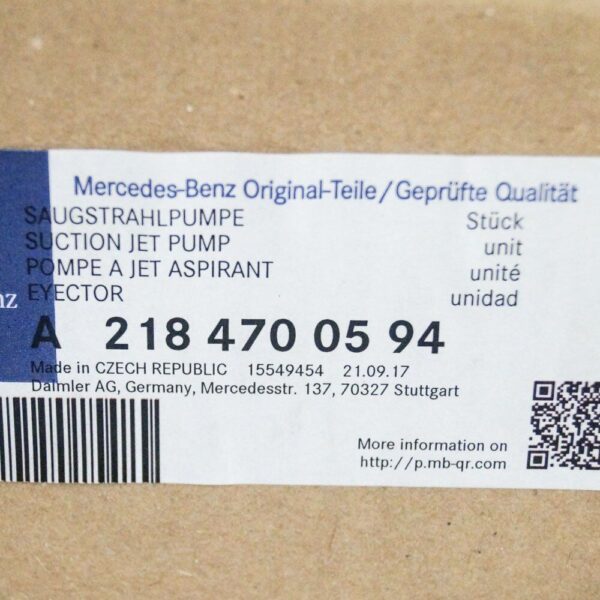NEW MB E-CLASS W212 AMG E63 5.5 PETROL LEFT FUEL TANK PUMP A2184700594 ORIGINAL - Image 6