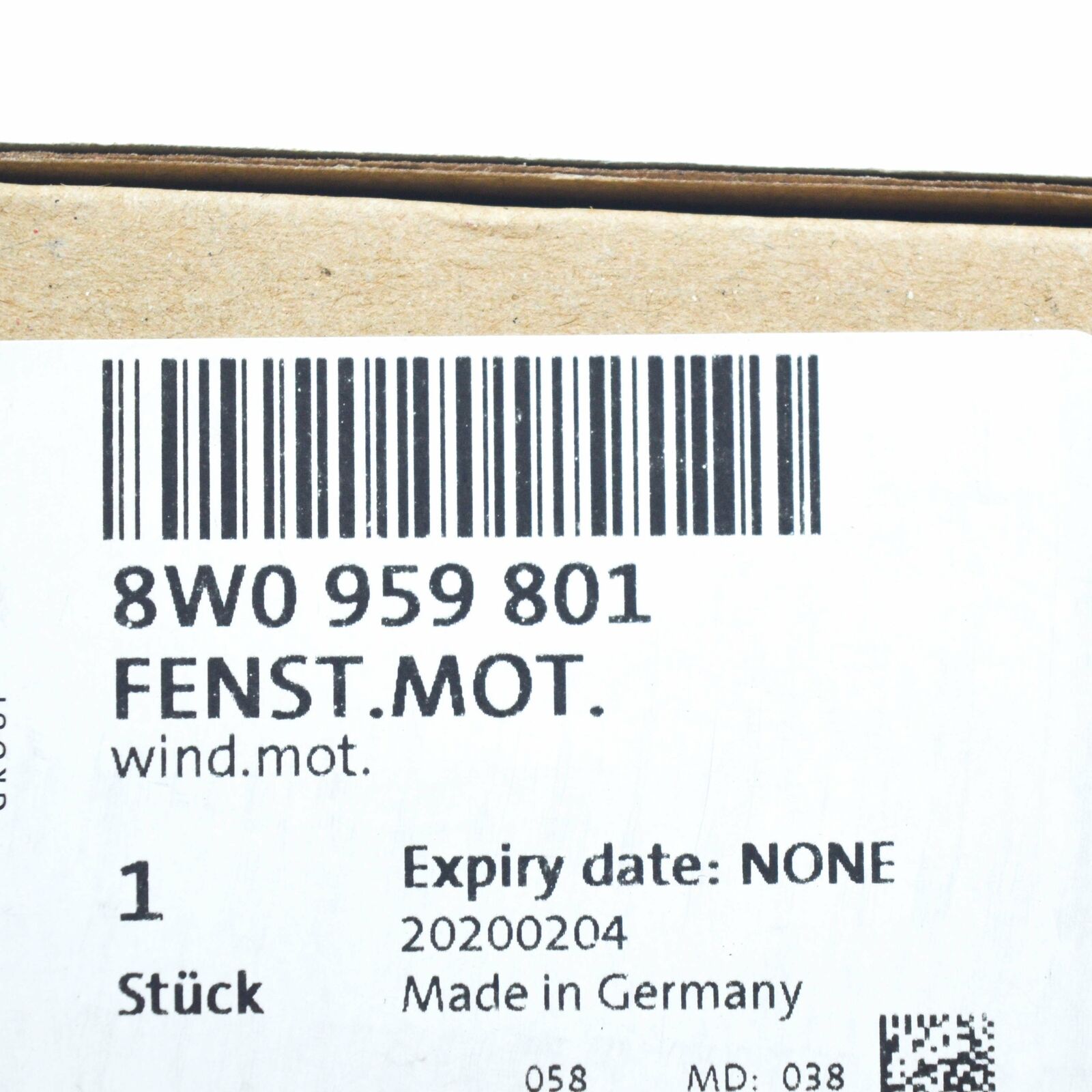 NEW AUDI A4 B9 FRONT RIGHT DOOR WINDOW POWER MOTOR 8W0959801 8 NEW AUDI A4 B9 FRONT RIGHT DOOR WINDOW POWER MOTOR 8W0959801 - Image 8