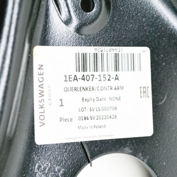 NEW VOLKSWAGEN ID.4 FRONT RIGHT TRACK CONTROL ARM 1EA407152A ORIGINAL - Image 6