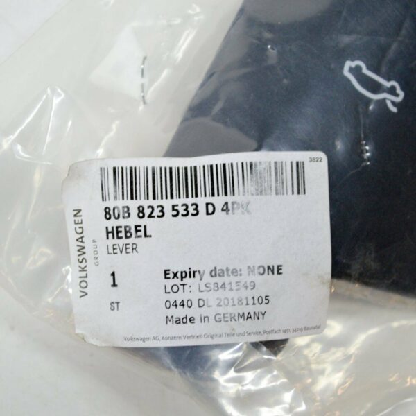 NEW AUDI Q5 FY BONNET HOOD RELEASE HANDLE LEFT LHD 80B823533D4PK ORIGINAL - Image 6