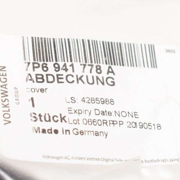 NEW VOLKSWAGEN TOUAREG MK2 7P FRONT RIGHT HEADIGHT COVER 7P6941778A - Image 8
