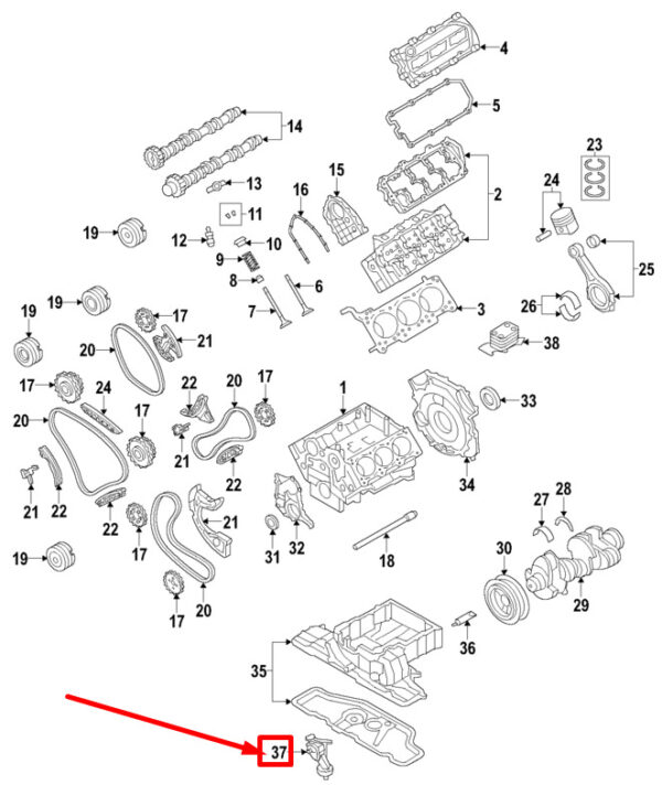 NEW AUDI Q7 4L ENGINE OIL PUMP 06E115105BD - Image 8