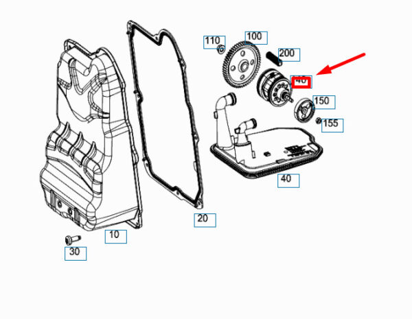 NEW MERCEDES-BENZ A W176 PRIMARY PUMP A2463700897 ORIGINAL - Image 6