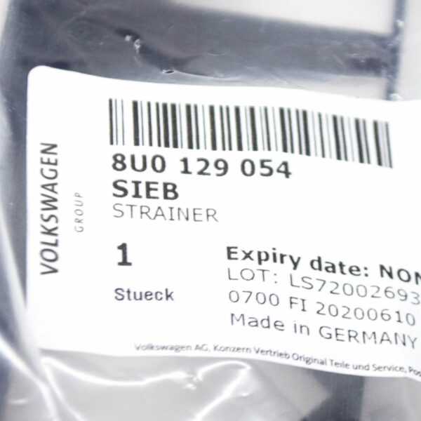 NEW AUDI Q3 8U STRAINER 8U0129054 ORIGINAL - Image 6