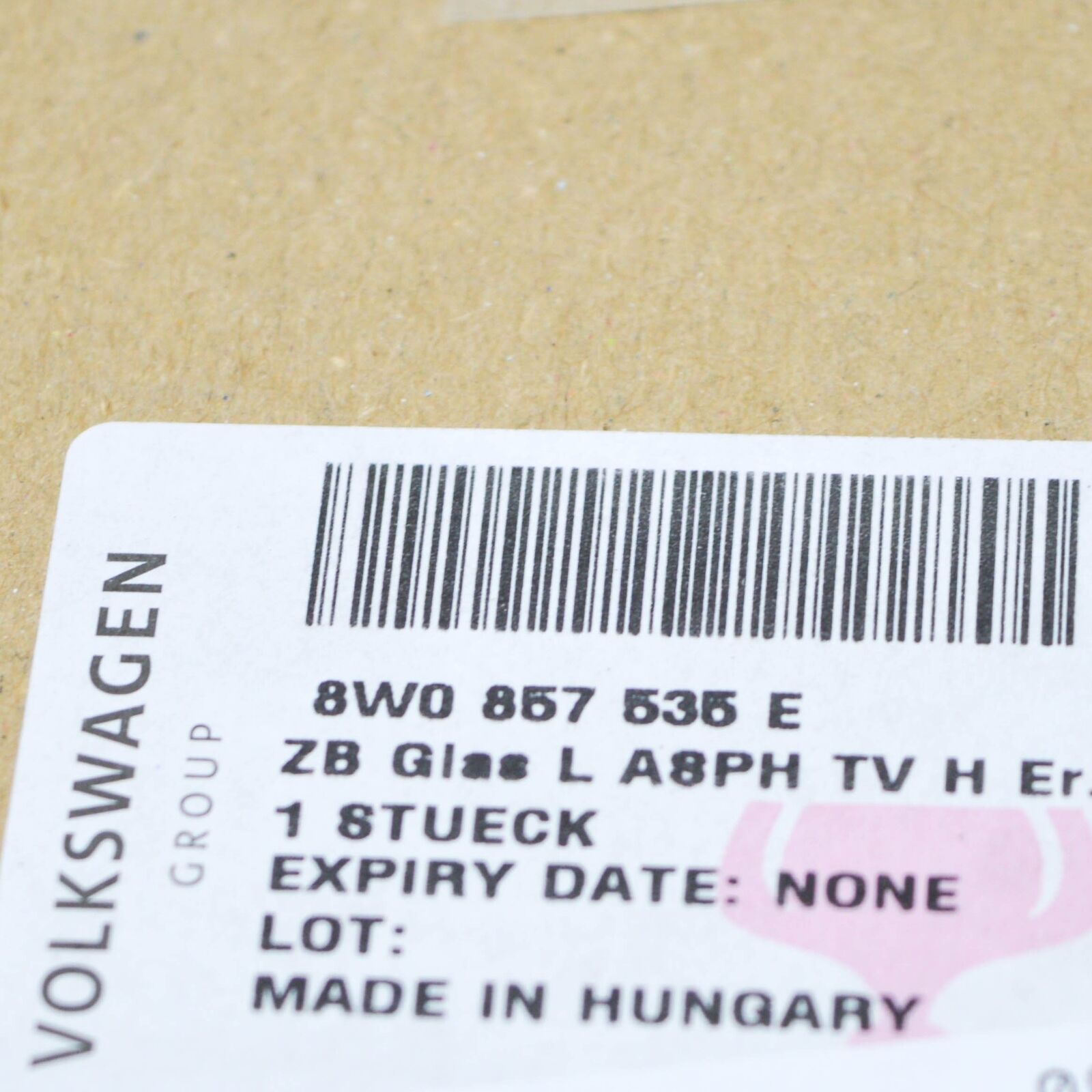 NEW AUDI A5 SPORTBACK F5 FRONT LEFT DOOR MIRROR GLASS 8W0857535E 8 NEW AUDI A5 SPORTBACK F5 FRONT LEFT DOOR MIRROR GLASS 8W0857535E - Image 8