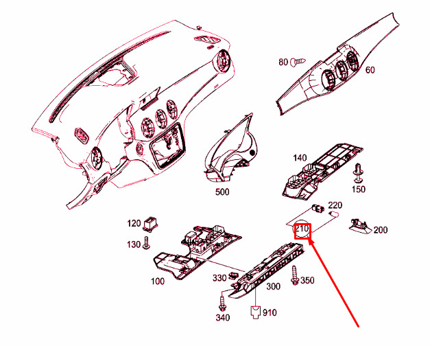 NEW MERCEDES-BENZ CLA C117 LAMP HOLDER A2218250382 ORIGINAL 6 NEW MERCEDES-BENZ CLA C117 LAMP HOLDER A2218250382 ORIGINAL - Image 6