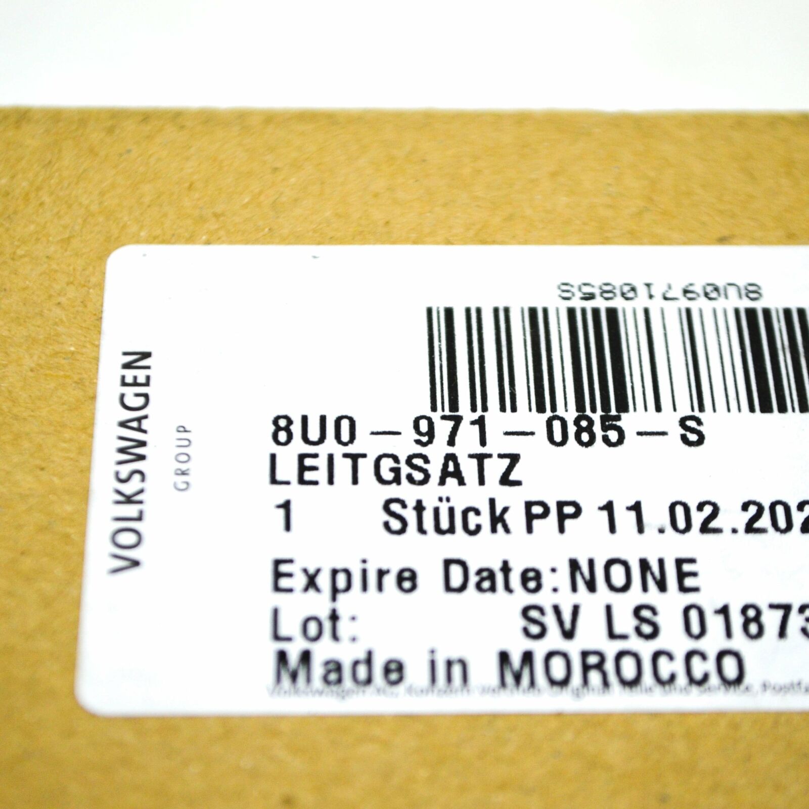 NEW AUDI Q3 8U FRONT BUMPER PARK SENSORS WIRING HARNESS 8U0971085S 2017 8 NEW AUDI Q3 8U FRONT BUMPER PARK SENSORS WIRING HARNESS 8U0971085S 2017 - Image 8