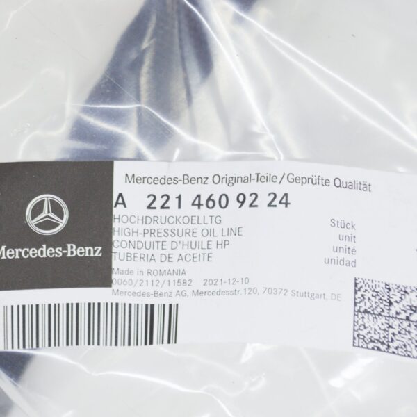NEW MERCEDES-BENZ S W221 STEERING HIGH-PRESSURE OIL LINE A2214609224 ORIGINAL - Image 6