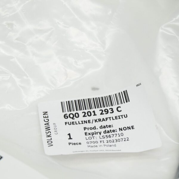 NEW AUDI A1 MK1 FUEL FEED LINE 6Q0201293C ORIGINAL - Image 6