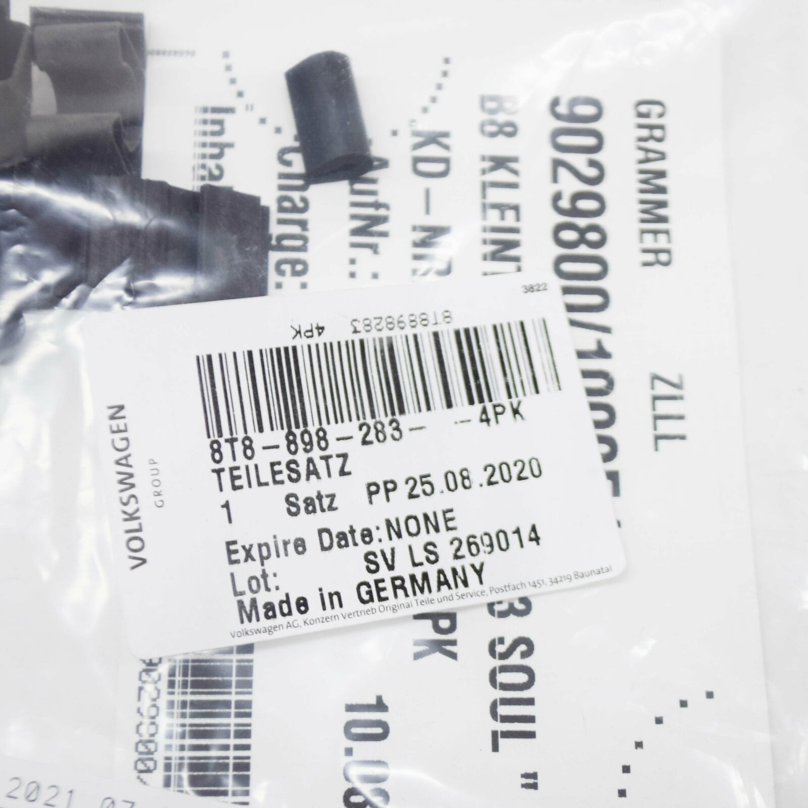 NEW AUDI A5 SPORTBACK 8T8 REAR LID PANEL SUNDRY PARTS SET 8T88982834PK 8 NEW AUDI A5 SPORTBACK 8T8 REAR LID PANEL SUNDRY PARTS SET 8T88982834PK - Image 8