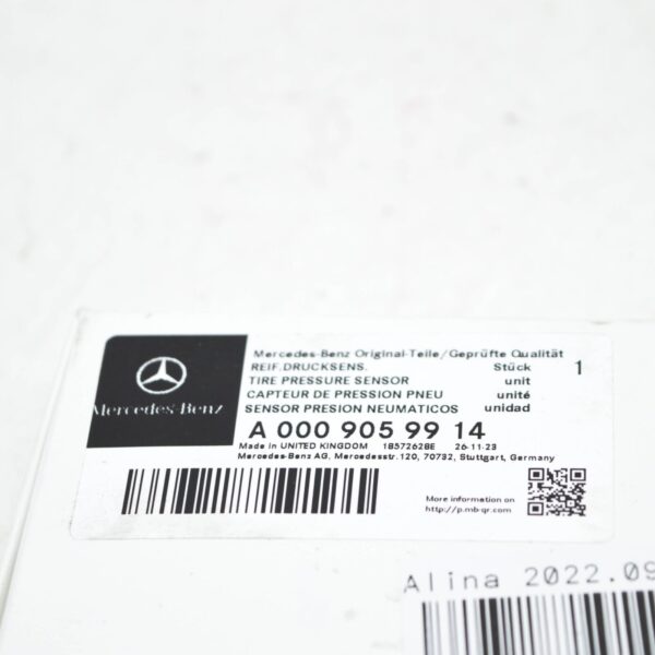NEW MERCEDES-BENZ GLC COUPE C253 TYRE PRESSURE SENSOR KIT A0009059914 ORIGINAL - Image 6