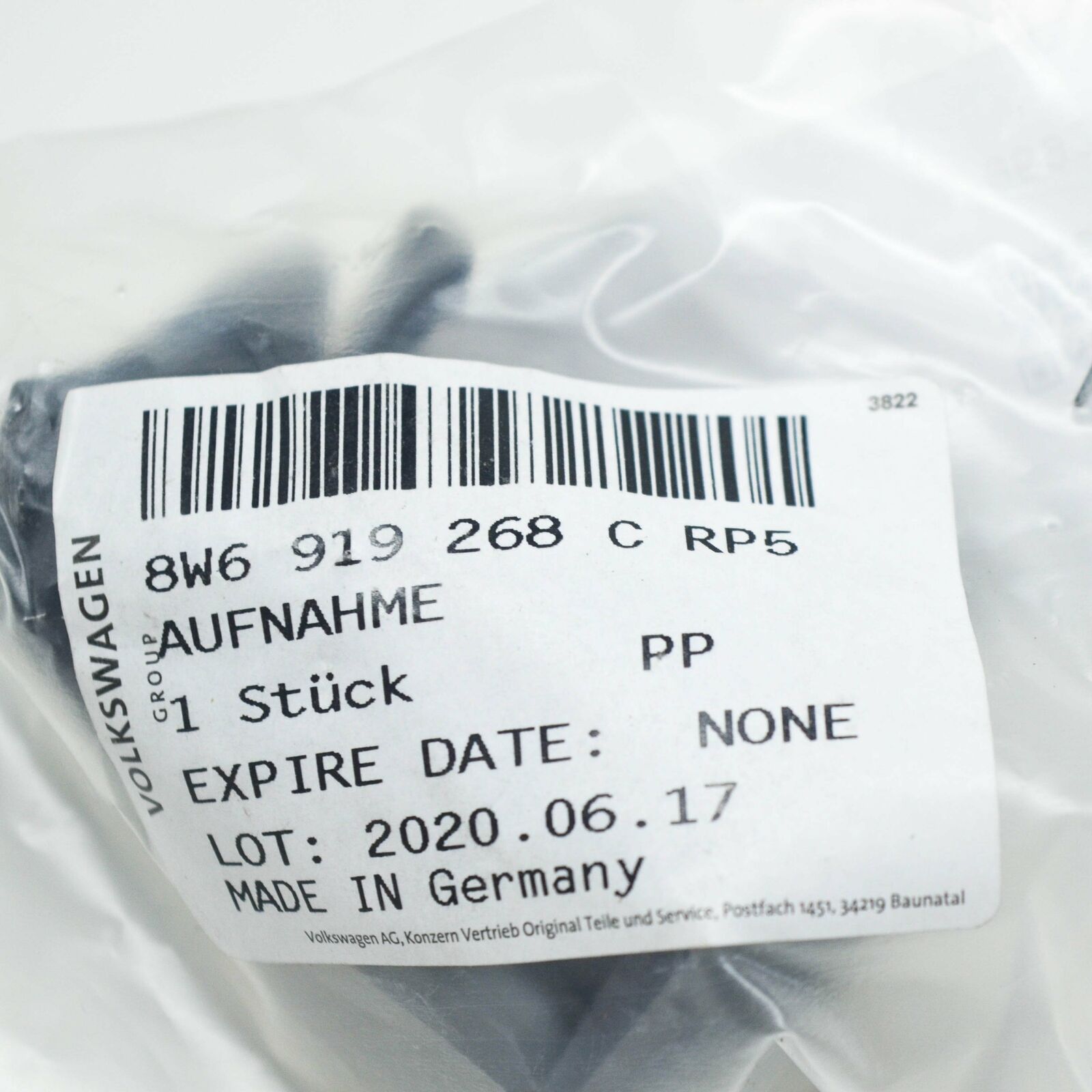 NEW AUDI A5 CABRIO 8W6 FRONT RIGHT PARK ASSIST CAMERA BRACKET 8W6919268CRP5 6 NEW AUDI A5 CABRIO 8W6 FRONT RIGHT PARK ASSIST CAMERA BRACKET 8W6919268CRP5 - Image 6