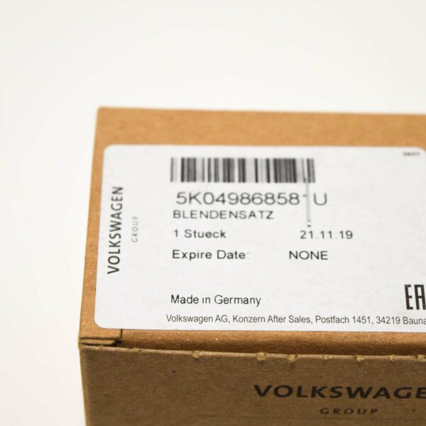 NEW VOLKSWAGEN GOLF MK6 STEERING WHEEL L/R TRIM 5K049868581U - Image 8
