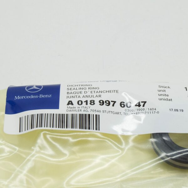NEW MERCEDES-BENZ SL R129 POWER STEERING PUMP SEAL RING A0189976047 ORIGINAL - Image 6