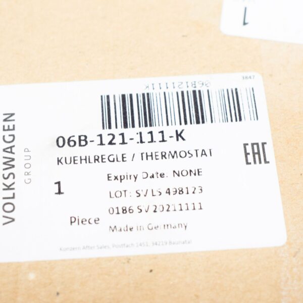 NEW AUDI A4 B6 COOLANT THERMOSTAT 06B121111K - Image 8
