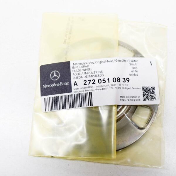 NEW MERCEDES BENZ C W204 EXHAUST RIGHT WHEEL IMPULSE A2720510839 ORIGINAL - Image 6