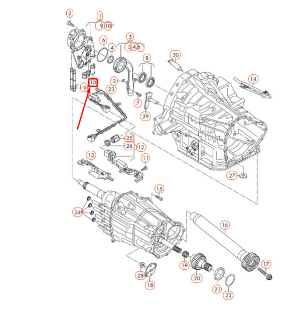 NEW AUDI A4 B8 OIL PIPE 0B5315105TA - Image 8
