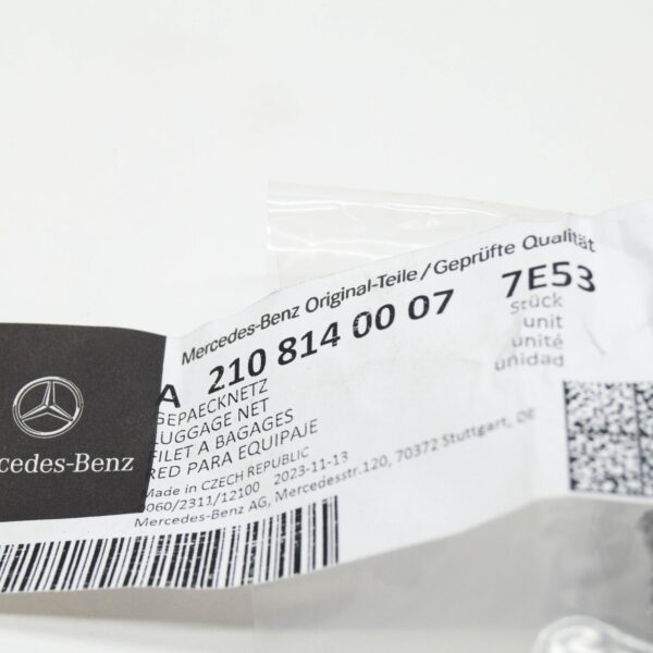 NEW MERCEDES-BENZ E W211 LEG ROOM LUGGAGE NET A21081400077E53 ORIGINAL - Image 6