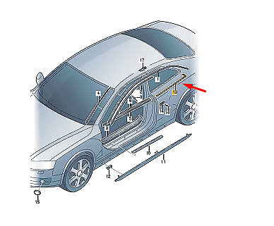 NEW AUDI A5 8T REAR LEFT QUARTER WINDOW TRIM 8T0853345B2ZZ 8 NEW AUDI A5 8T REAR LEFT QUARTER WINDOW TRIM 8T0853345B2ZZ - Image 8
