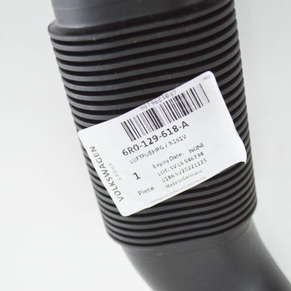 NEW VOLKSWAGEN POLO 6R AIR INTAKE TUBE 6R0129618A ORIGINAL - Image 6