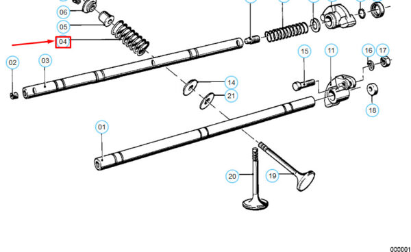 NEW BMW 6 E24 ENGINE VALVE SPRING 11341276504 ORIGINAL - Image 6