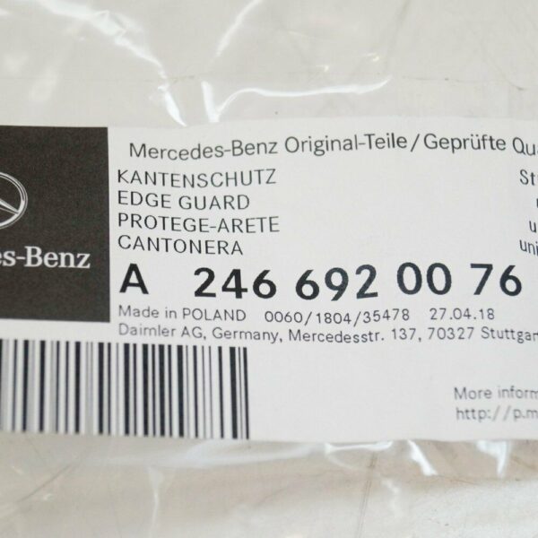 NEW MERCEDES BENZ B W246 FRONT LEFT DOOR RUBBER SEAL A2466920076 ORIGINAL - Image 6
