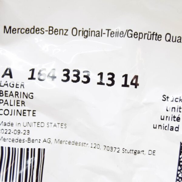 NEW MERCEDES-BENZ M W164 REAR LEFT/RIGHT BEARING A1643331314 ORIGINAL - Image 6