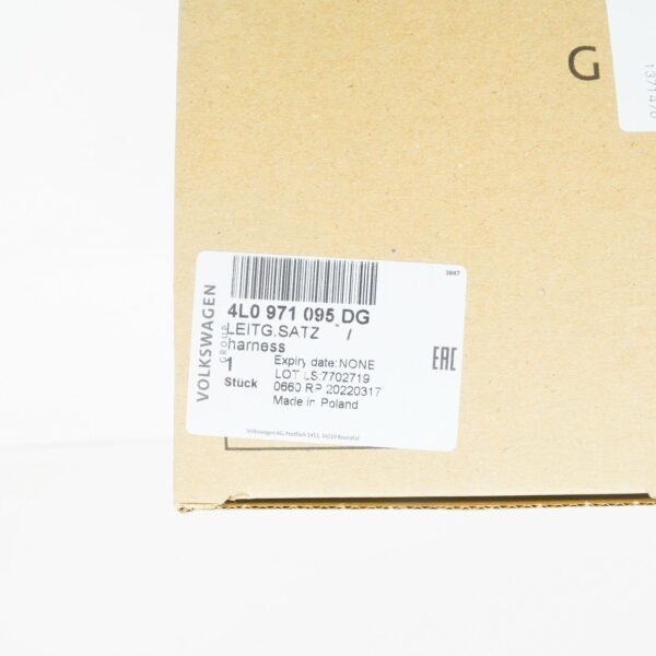NEW AUDI Q7 4L FRONT BUMPER PARKING AID WIRING SET 4L0971095DG ORIGINAL - Image 6