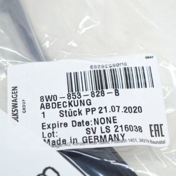 NEW AUDI A4 AVANT B9 REAR RIGHT WHEEL MUD GUARD BRACKET 8W0853828B - Image 8
