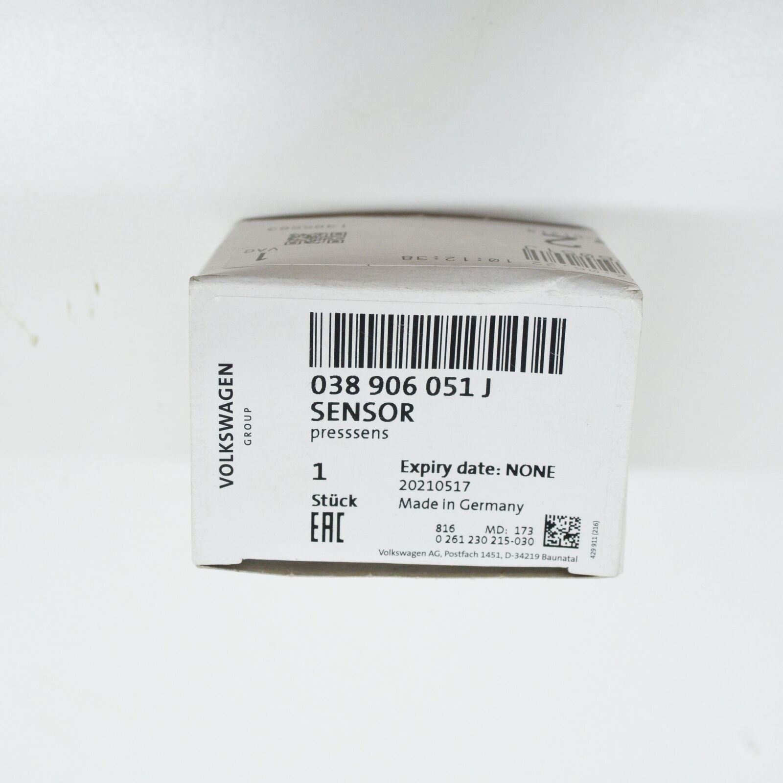 NEW AUDI A4 B8 MAP SENSOR 038906051J 8 NEW AUDI A4 B8 MAP SENSOR 038906051J - Image 8