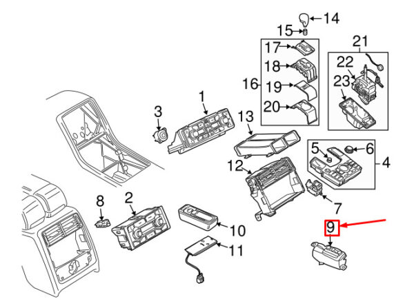 NEW AUDI A8 D3 4E ENGINE START / STOP SWITCH LHD 4E1905217C - Image 8